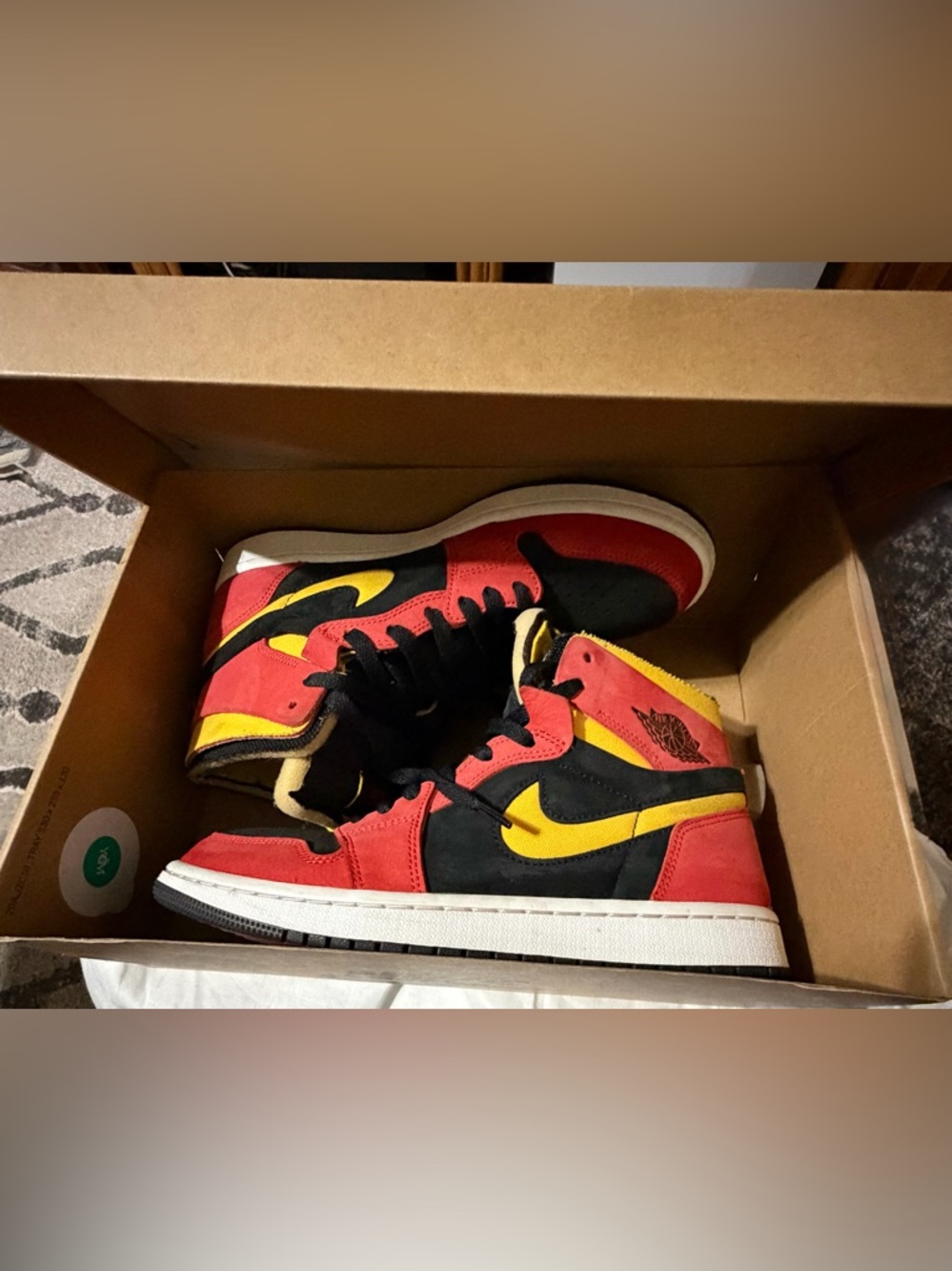 Nike air Jordan 1 zoom craft chili red